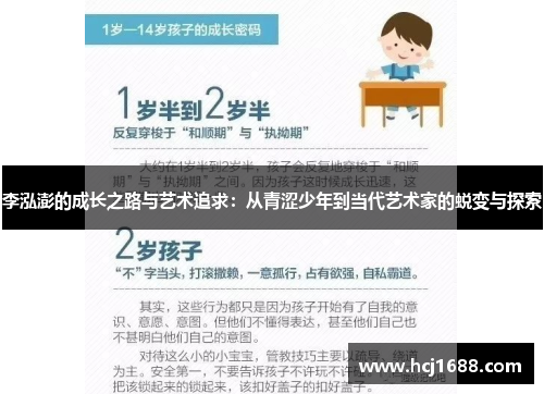 李泓澎的成长之路与艺术追求：从青涩少年到当代艺术家的蜕变与探索